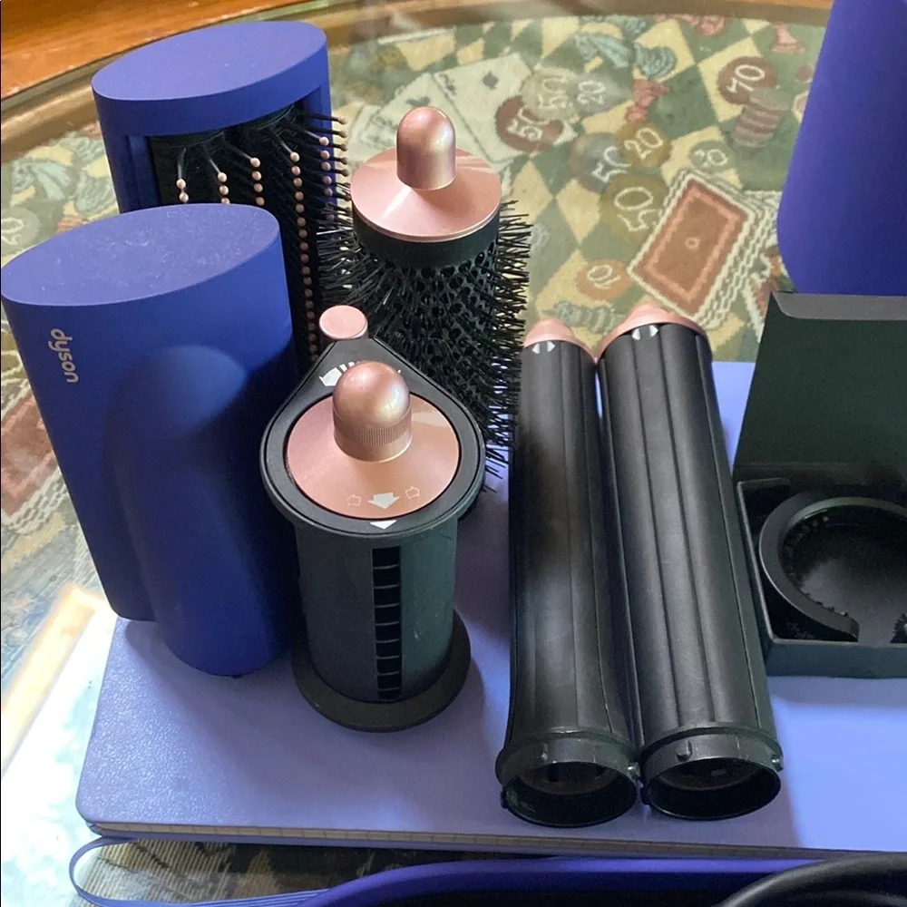 NWOT Dyson Airwrap Multi-Styler Complete Long Set in Vinca/Rose Gold - Picture 3 of 9